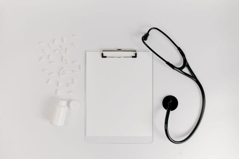 Stethoscope and clipboard representing a checklist for choosing a rheumatologist